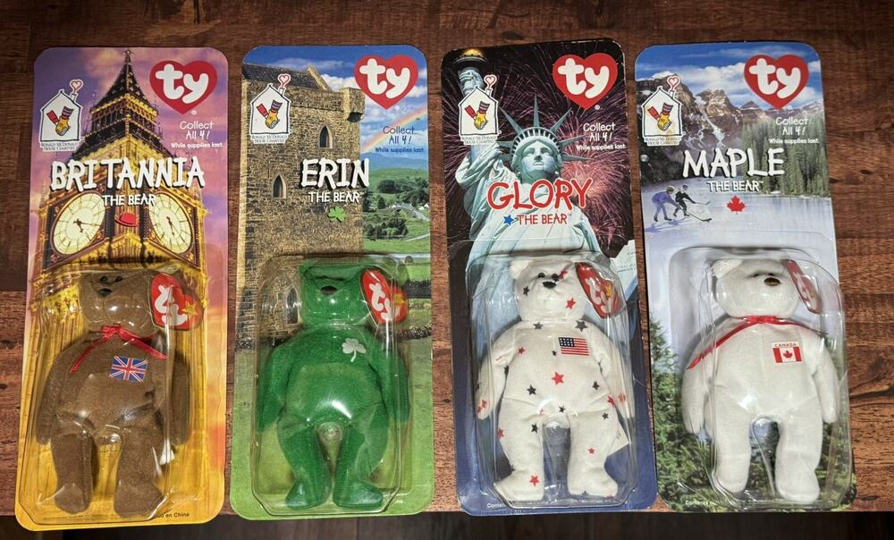 B 1993 TY McDonald’s Beanie Babies Complete Set